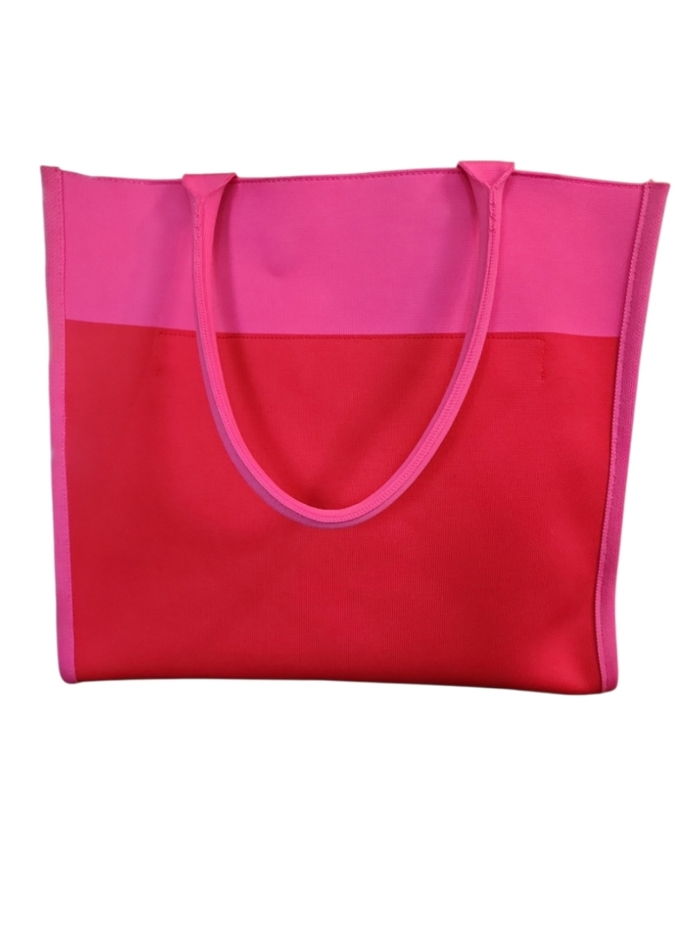 NEW Kate Spade New York X Target Colorblock Knit Tote “It’s In The Bag” Pink/Red - Picture 6 of 6